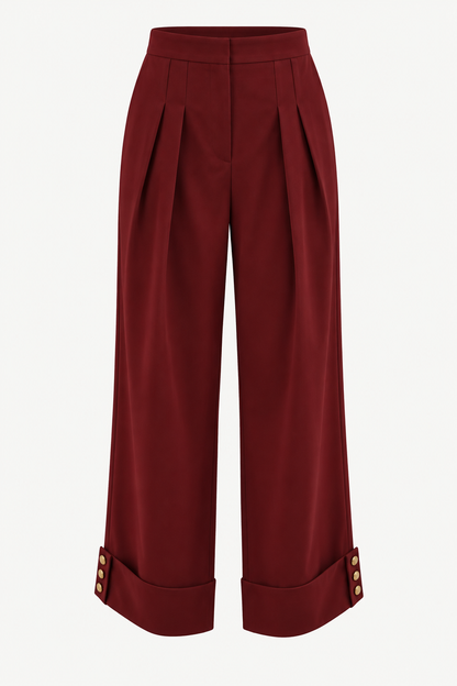 Bordeaux Cape Blazer Set