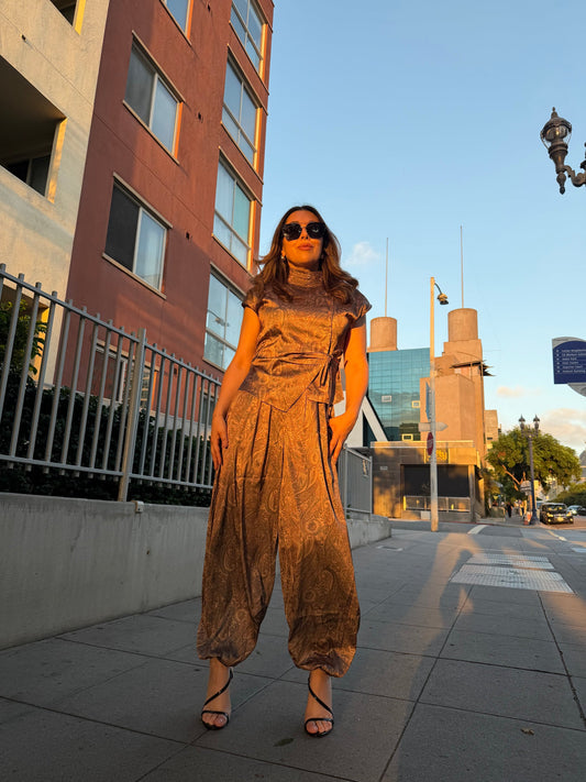 Golden Hour Paisley Set