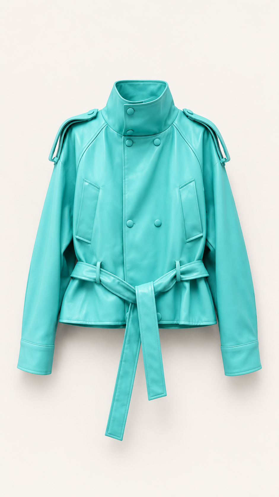 Aqua Belted Jacket