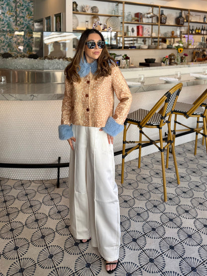 Ivory Wide Leg Pants